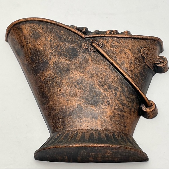 Retro Dart Industries Copper Coal Bucket Wall Decor - Picture 7 of 7